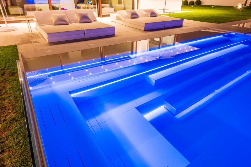 Dove posizionare le luci della piscina