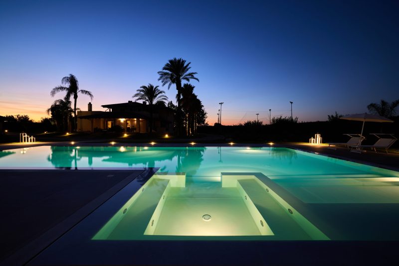 Decorazioni natale per piscina da esterno | MiMa Club Hotel