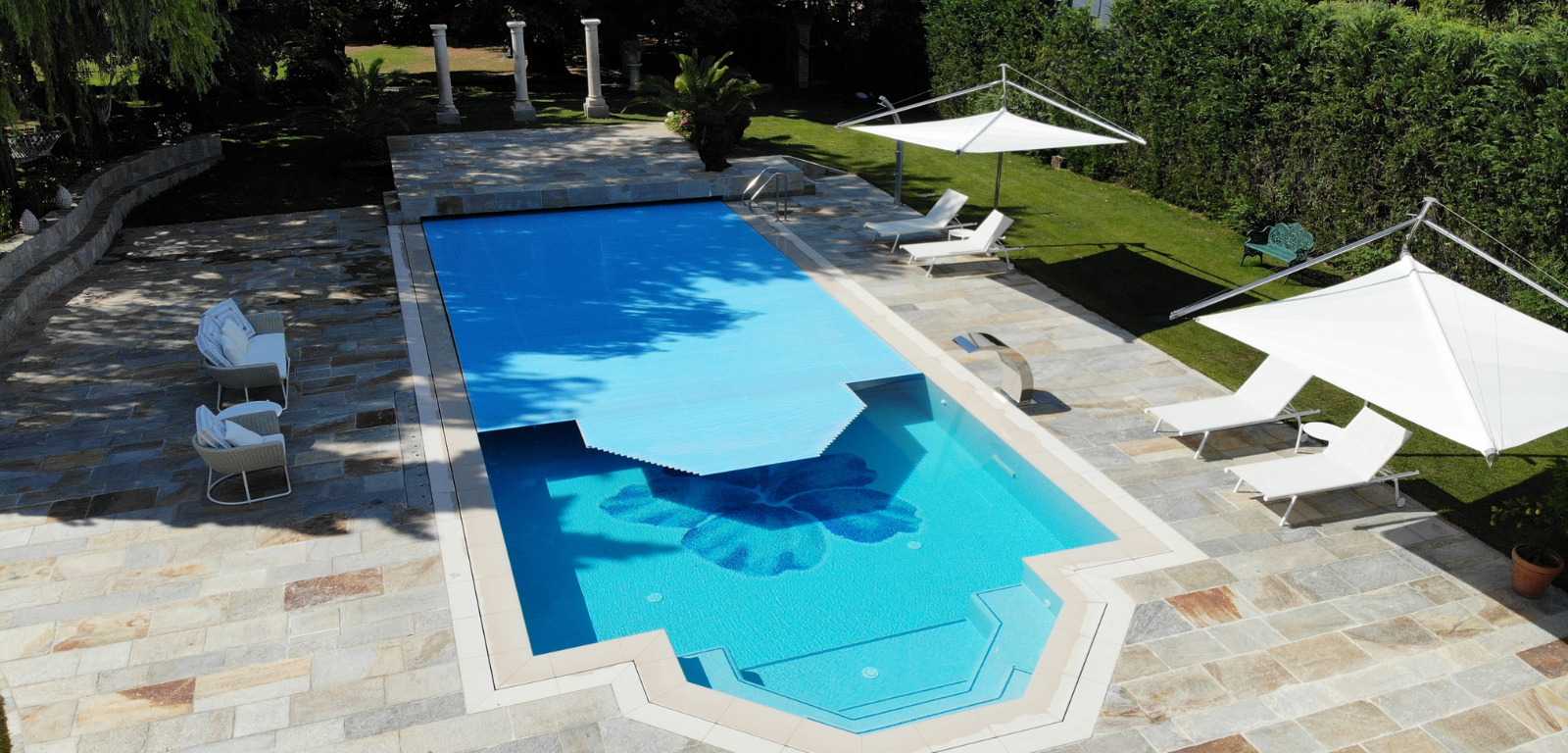 Copertura a tapparella piscina | Piscine Castiglione