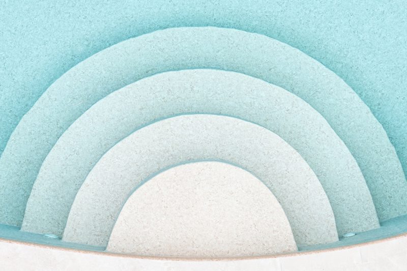 scale per piscina con telo piscina di rivestimento 3D